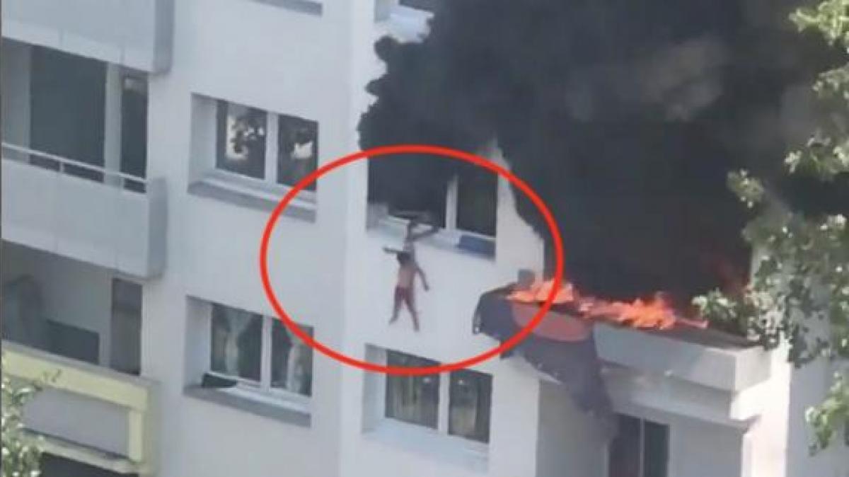 VIDEO: Niños se lanzan al vacío para huir de un incendio; vecinos ...