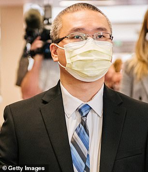 Tou Thao exits the Hennepin County Government Center, after a courthouse appearance, on July 21 in Minneapolis