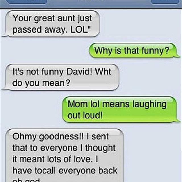 email and text fails