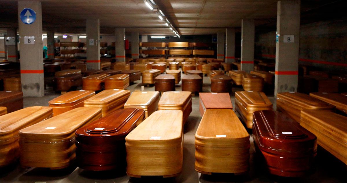 Barcelona monta un tanatorio de campaña contra el coronavirus