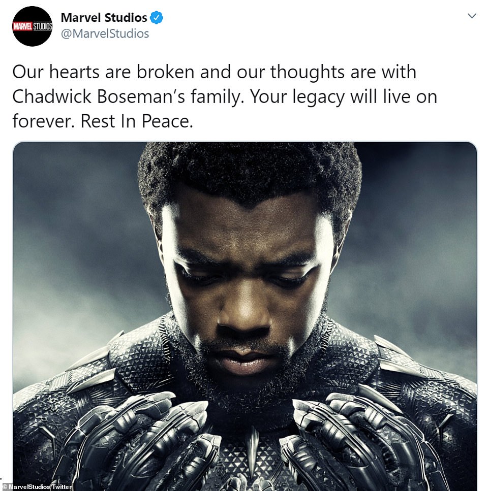 Marvel Studios reacted to Boseman