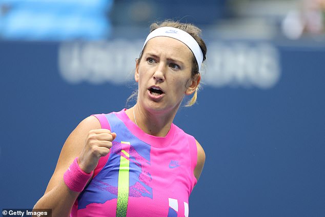 Azarenka won eight of the opening nine games in the US Open final on Saturday night