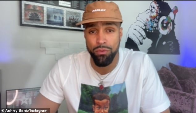Candid: Ashley Banjo revealed on Sunday he and Diversity have been the target of