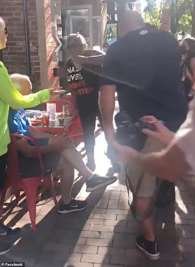 Craft (pictured) said the confrontation began after a group of men yelled