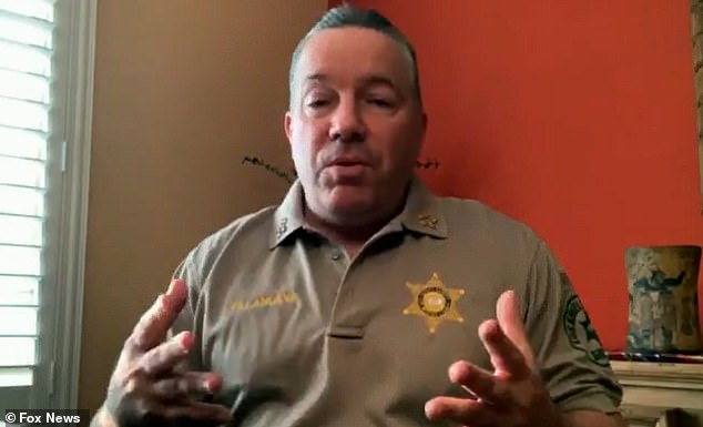 Los Angeles County Sheriff Alex Villanueva said protesters who chanted 