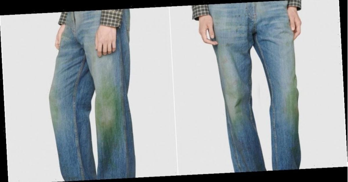 Gucci Is Selling 800 Denim With Fake Grass Stain Effect Small Joys