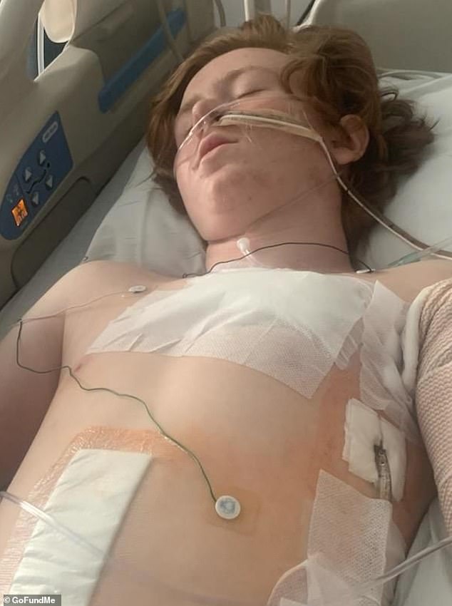 Linden Cameron, who remains in hospital, suffered injuries to his shoulders, both ankles, intestines and bladder after he was shot by police in Salt Lake City