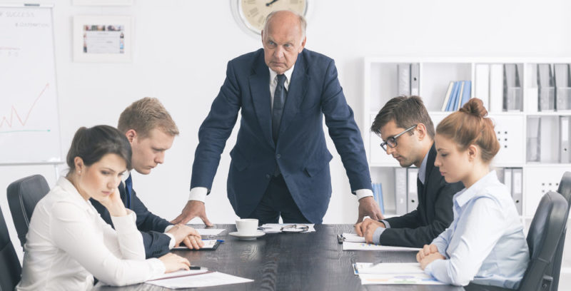 10 Características de un Mal Jefe