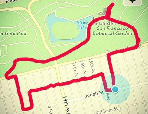 running with dick