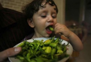 El niño que come chiles