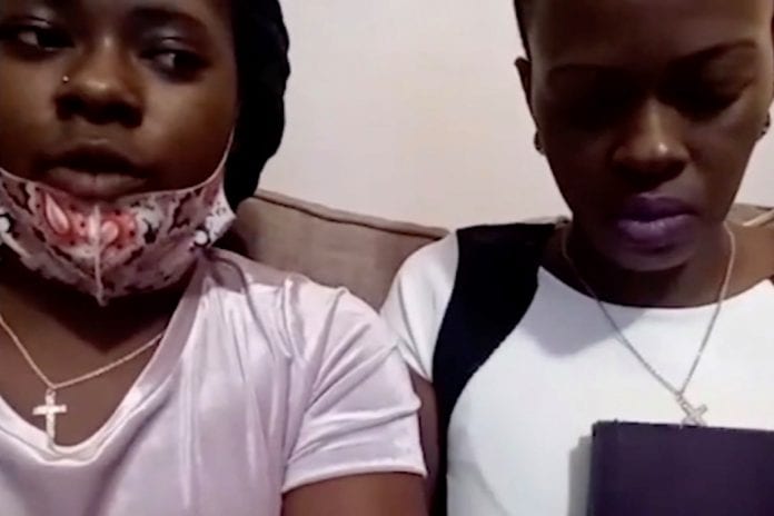 15 yr old Kaidence Lyons beaten by the cops for not wearing mask properly - Drew Reports News