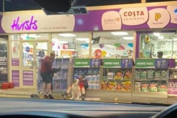 Dad strips off and gives jeans to 