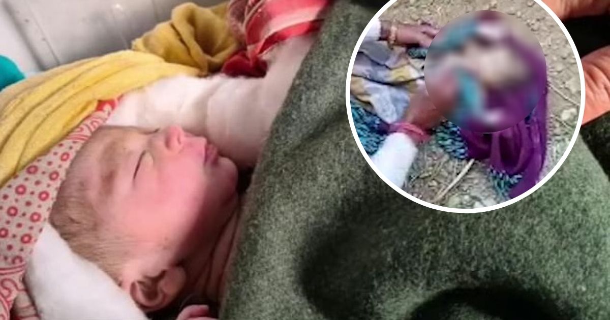 Newborn Baby Rescued After Being Abandoned In A Field - Small Joys