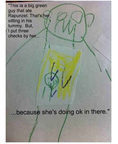 creepy drawings