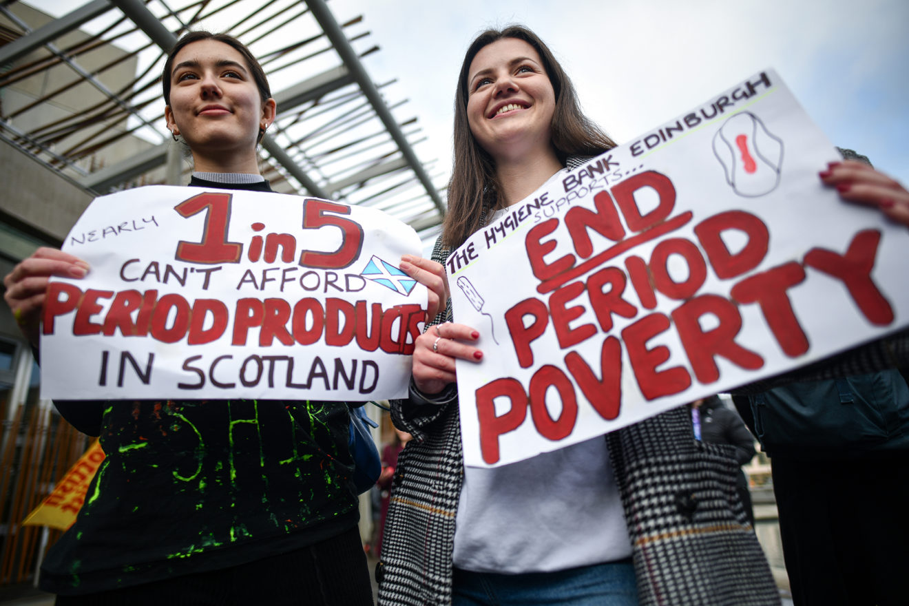 Scotland becomes first country to provide period products for free – POLITICO