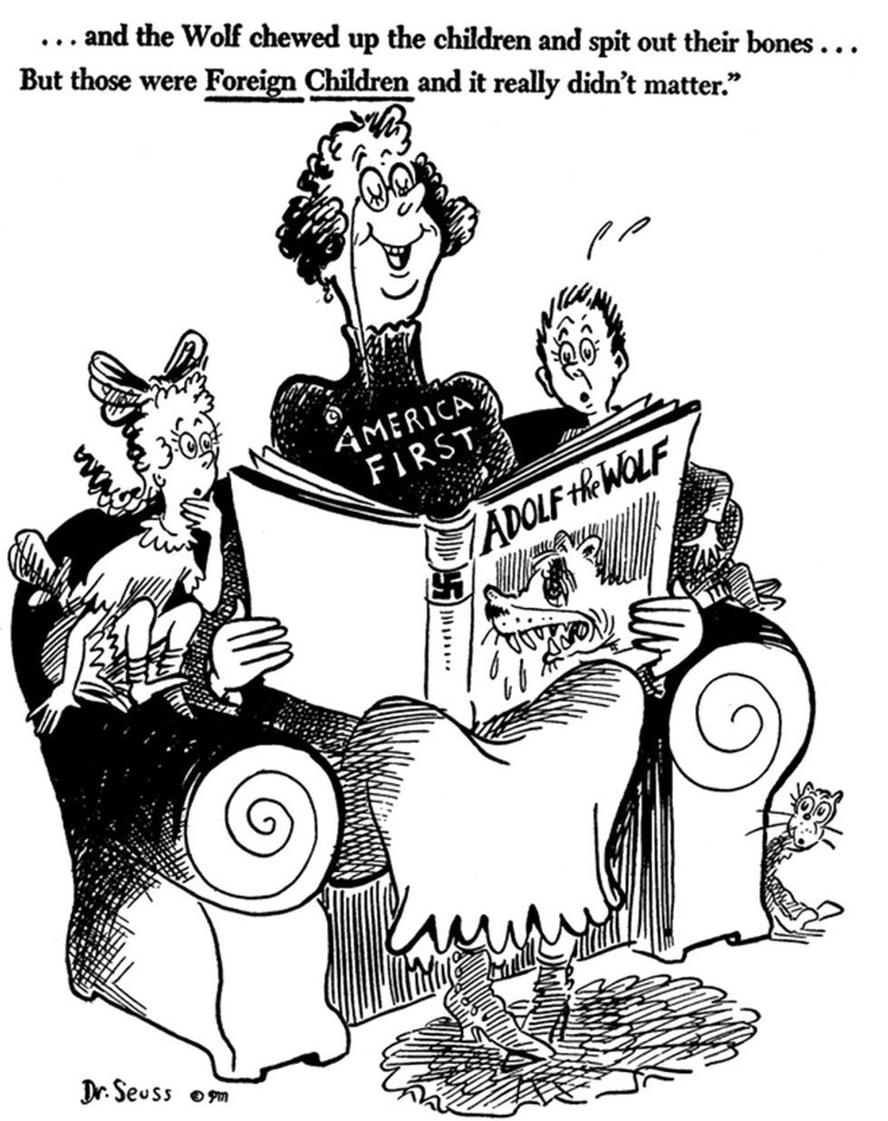 political cartoons by Dr. Seuss