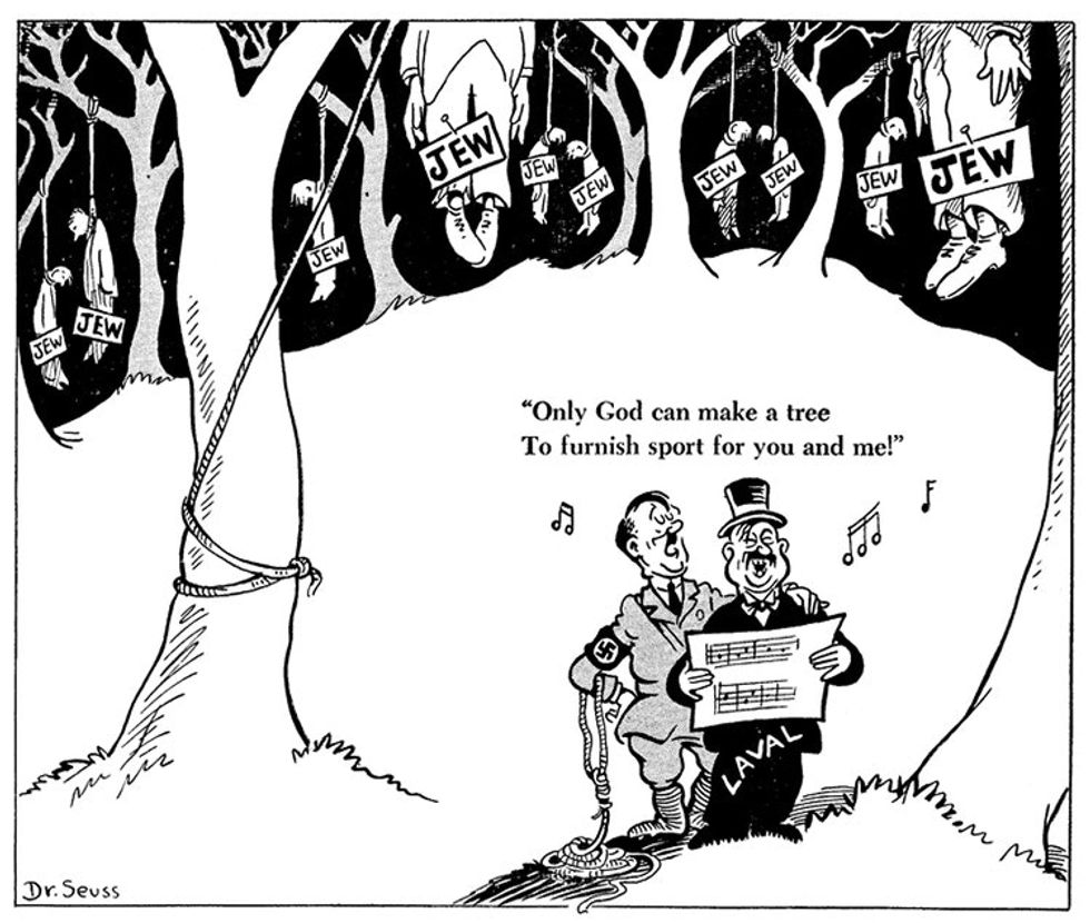 political cartoons by Dr. Seuss