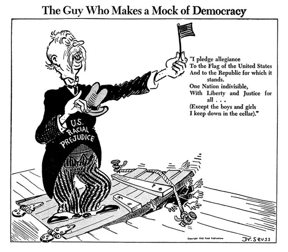 political cartoons by Dr. Seuss