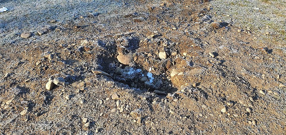 The monolith disappeared as quickly as it arrived without any explanation leaving locals baffled on Tuesday