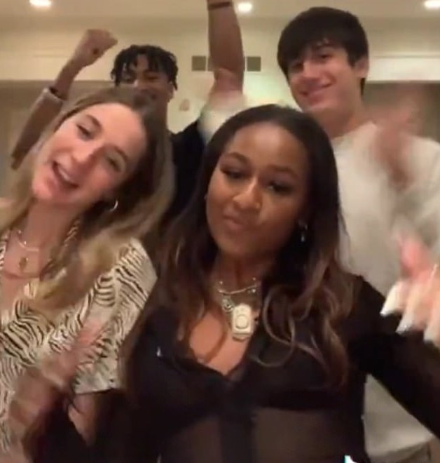 Sasha Obama Sings 'B***h' In TikTok Video While Dancing To The