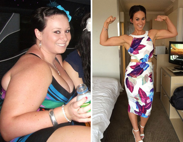 before and after weight loss