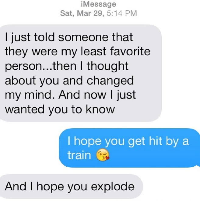 Source: Texts from your ex. mean texts. 