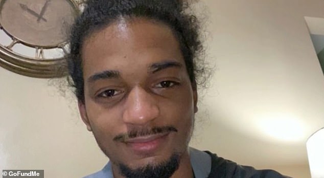Casey Christopher Goodson Jr. (pictured) was fatally shot three times by police who were searching for a different suspect and allegedly saw the 23-year-old 