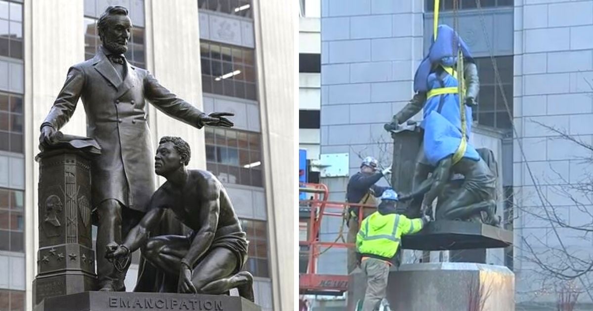 Statue Of Lincoln And Freed Slave Is Removed After It Made People Feel