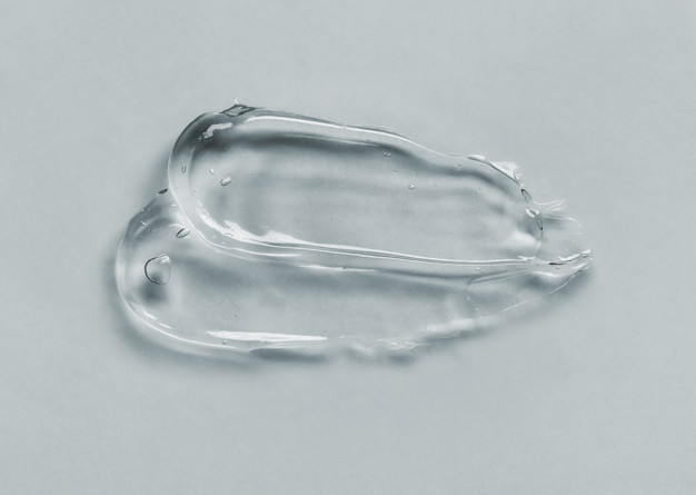 グレークリームゲル透明化粧品サンプル|プレミアム写真