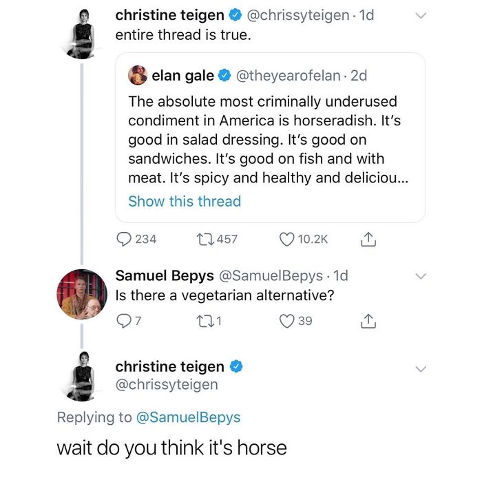 chrissy teigen tweets