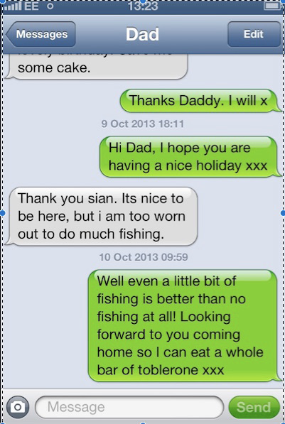 last text