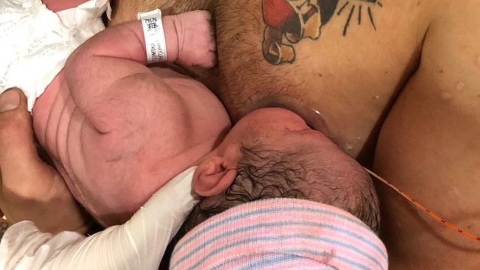 dad breastfeeds