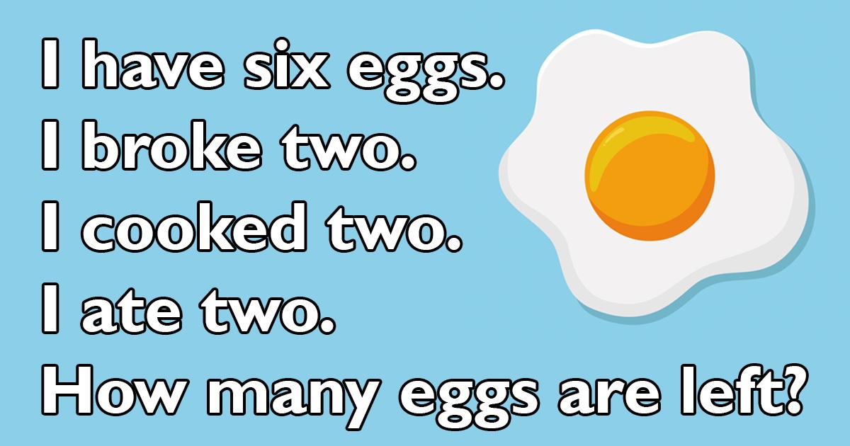 How many eggs are left riddle