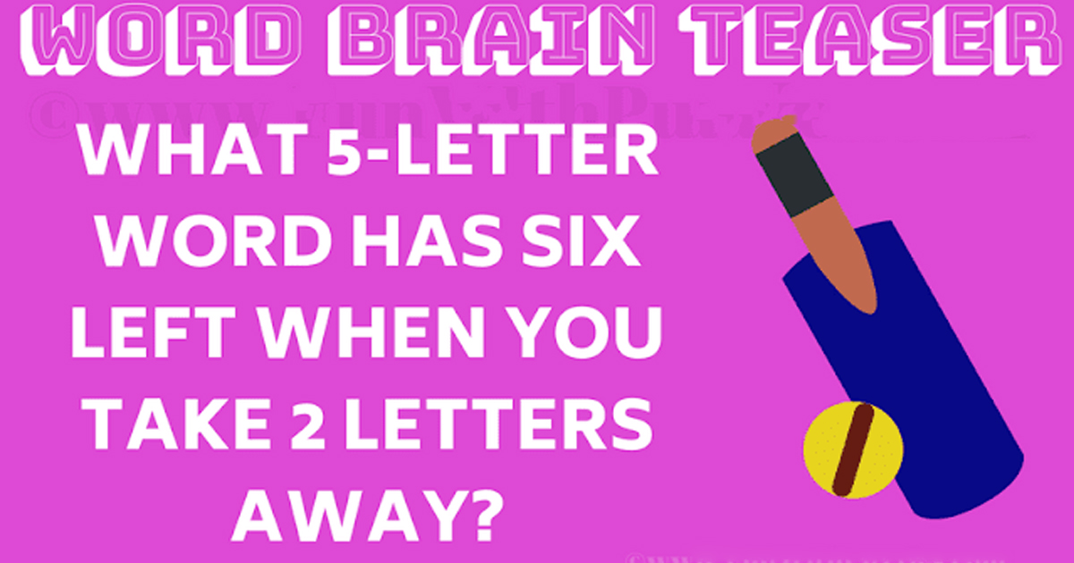 Take letters. Tricky Riddles English.