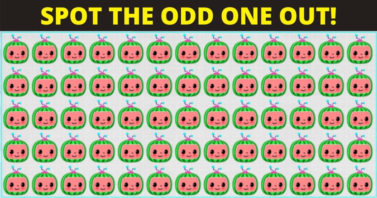 Can You Spot The Odd One Out? This Visual Test Has Been Driving People ...