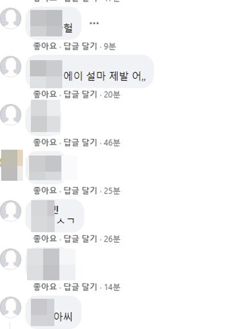 페이스북 "언니가 알려주는 꿀팁" 댓글 창