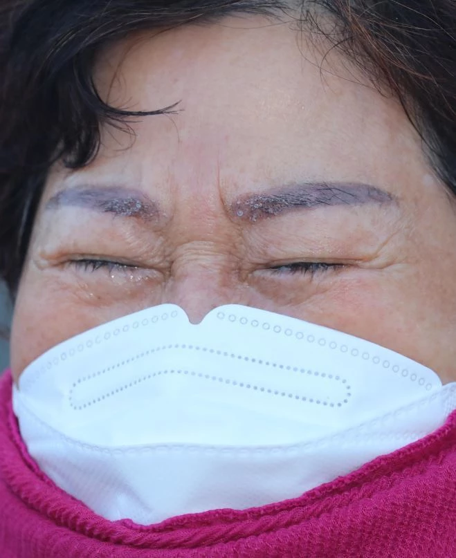 기본적인 근로 환경을 보장해달라고 외치던 한 청소노동자 / 뉴스1