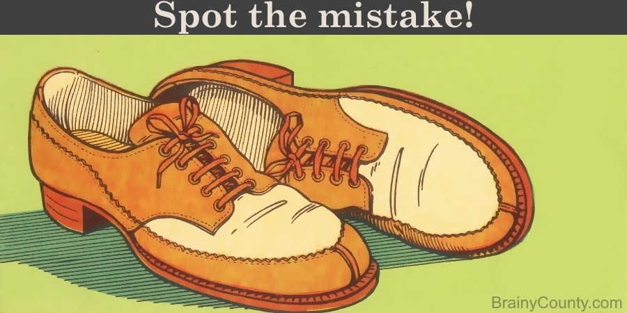 big error shoes puzzle