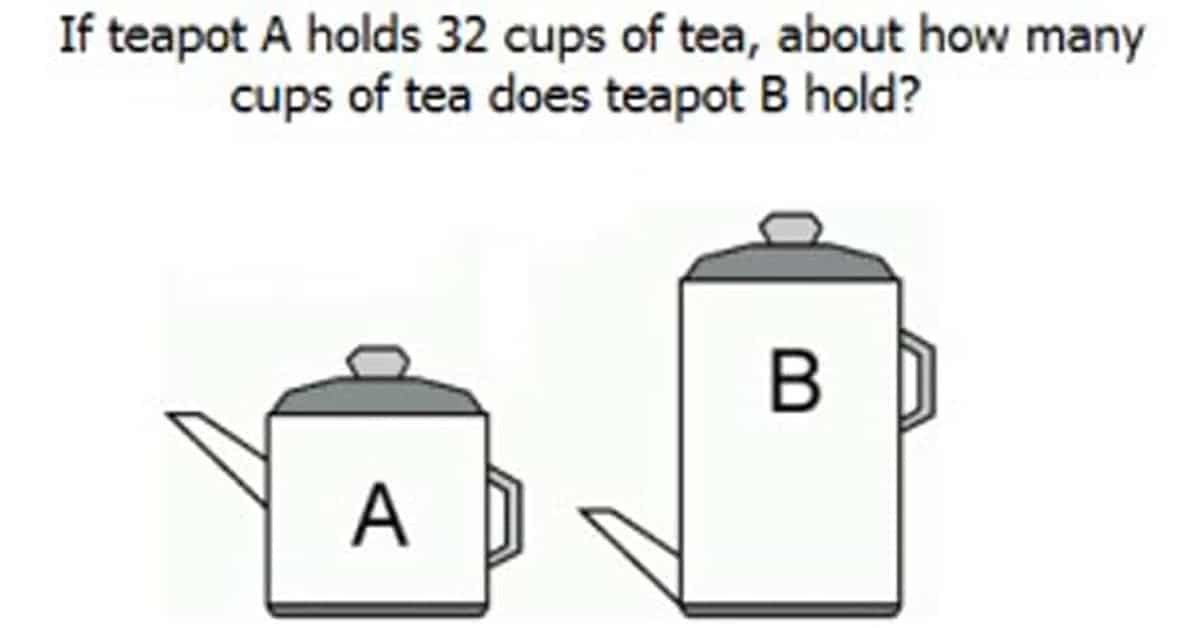 Only 5% Can Solve This Teapot Capacity Visual Puzzle. Are You One Of Them? - holidravel.com