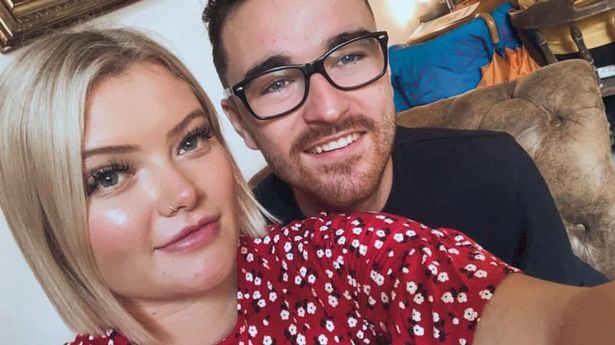 Megan Taylor, 25, with boyfriend Stuart, 27