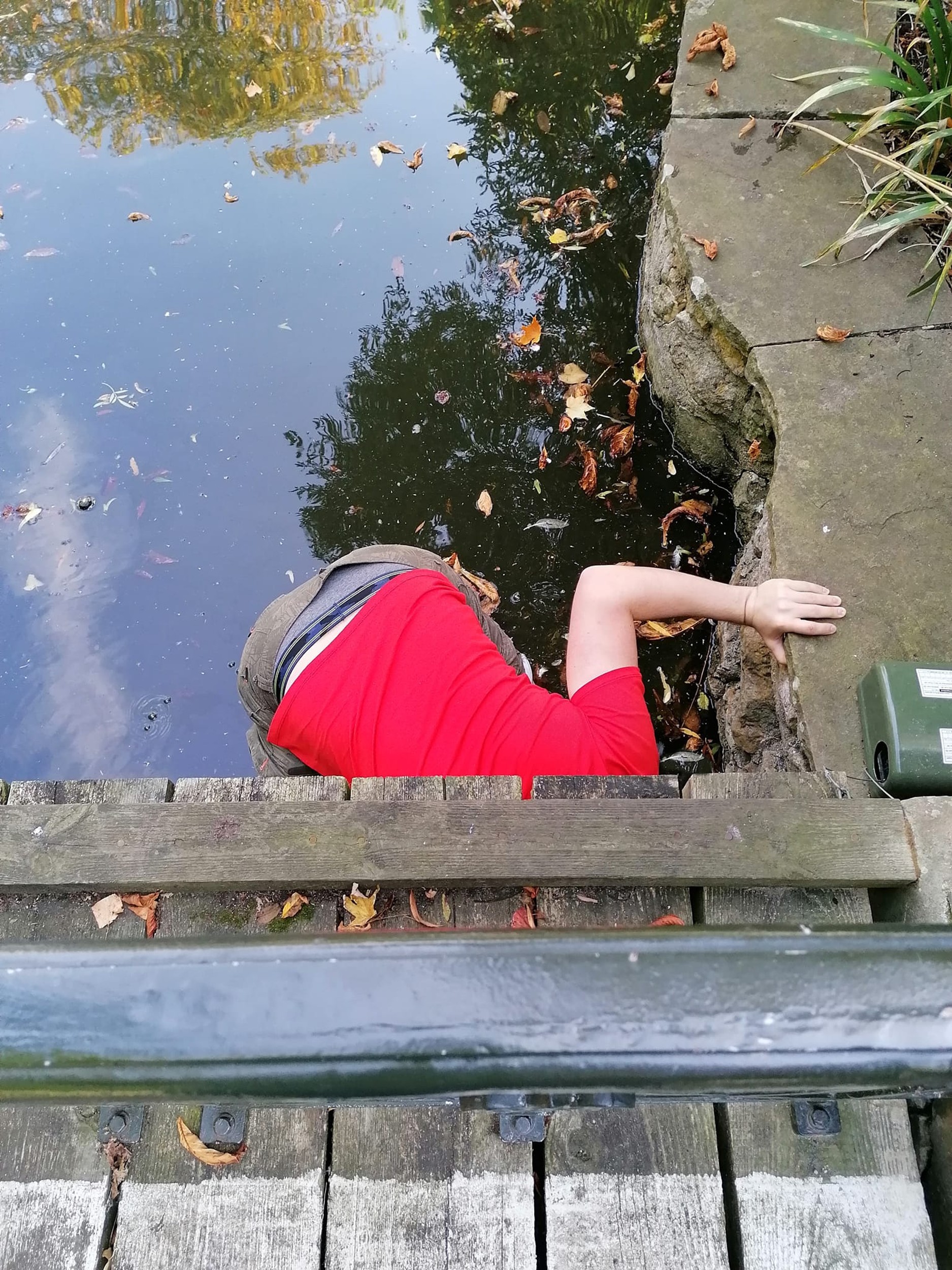 Grant then had to search through mud for 45 minutes as girlfriend Milly Reece, 31, looked on in shock