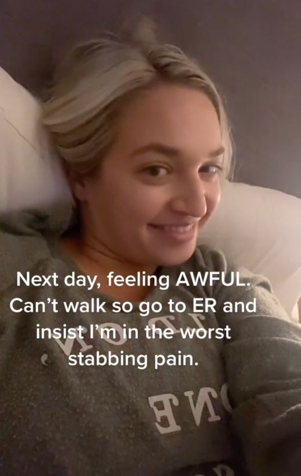 She was rushed to the hospital where doctors found out she had sepsis and cellulitis