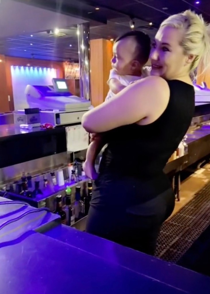 Suarez says her son loves the strippers.
