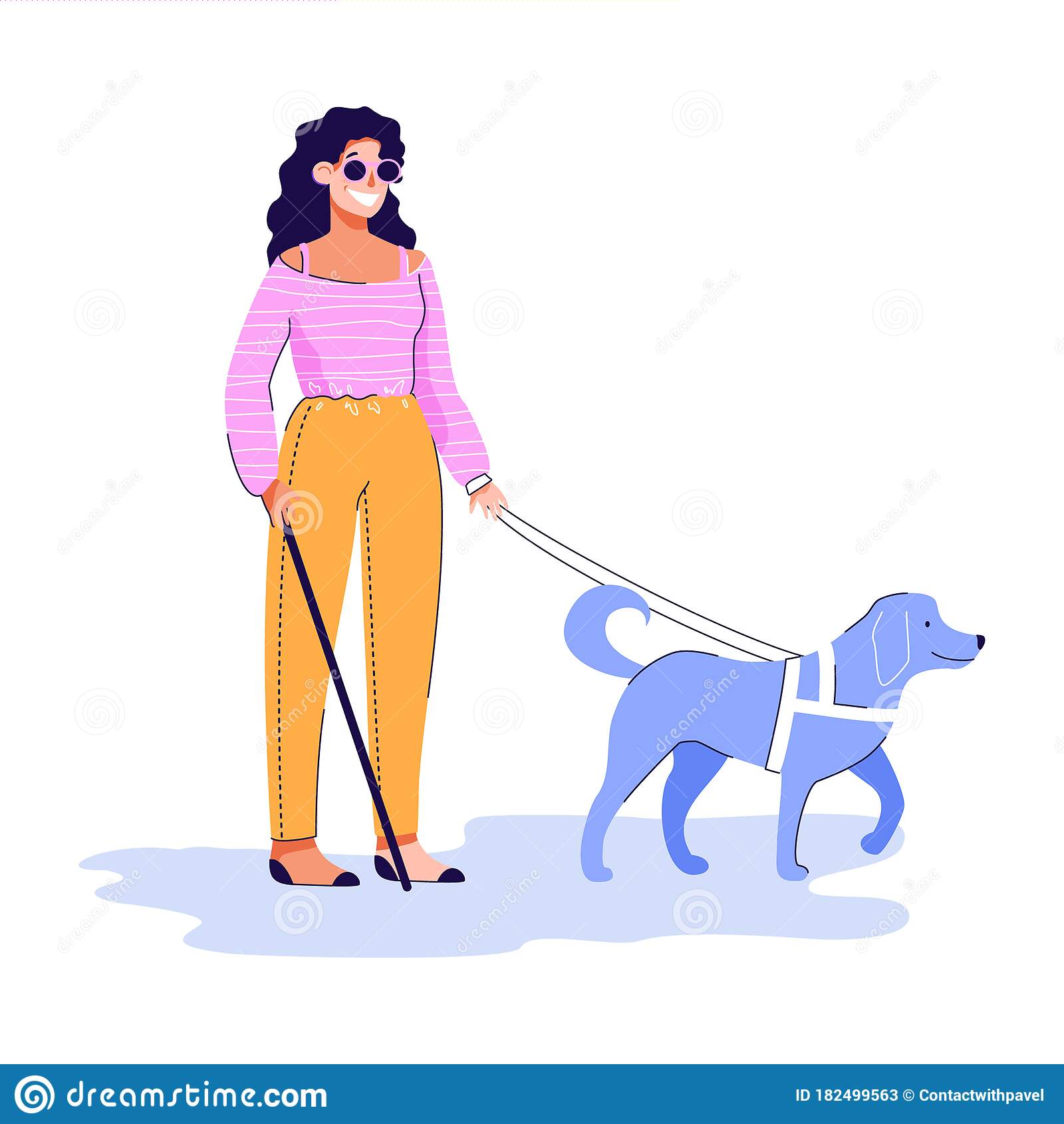 Cartoon Blind Cane Stock Illustrations – 427 Cartoon Blind Cane Stock Illustrations, Vectors &amp; Clipart - Dreamstime