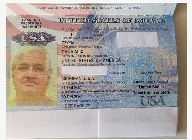 United States' FIRST Ever Gender 'X' Passport Is Given To Navy Veteran ...