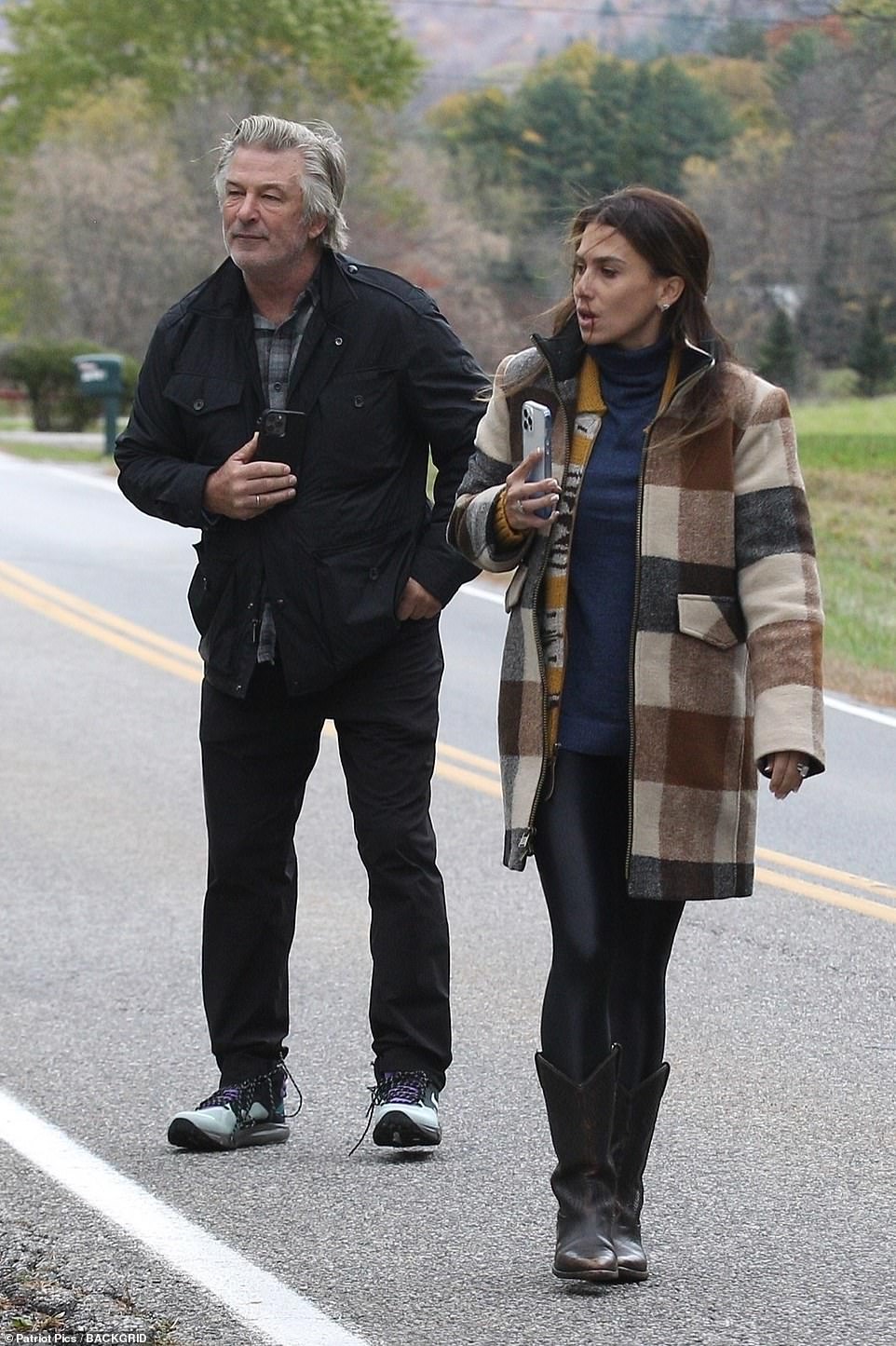 Earlier on Saturday, Hilaria showed her support for her actor husband as she stood by his side as he talked to the media. It was the first time since the fatal accident that the Baldwins spoke to the press in Manchester, Vermont