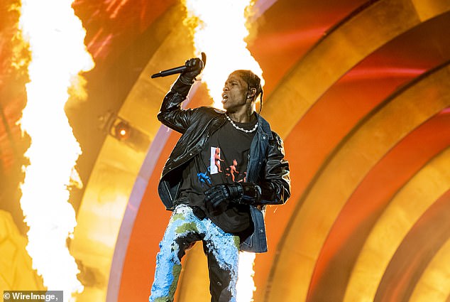Scott, 30, continued to perform for up to 30 minutes as people were killed and crowds chanted 