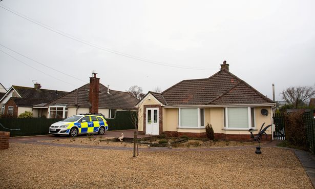 The home in Berrow, Somerset, where the Jacksons lived