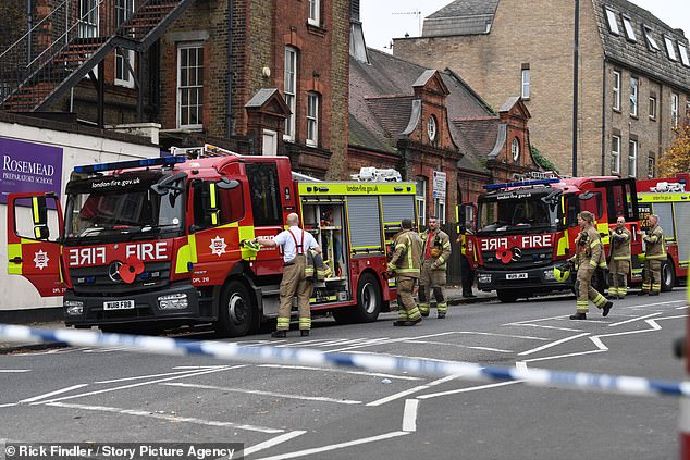 Three fire engines are at Rosemead Preparatory School and Nursery in Dulwich this morning