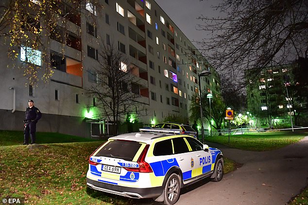 The father, 45, is believed to have stabbed himself after carrying out the horrific attack